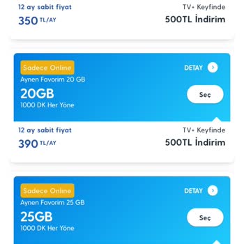 Mevcut Müşteriler İçin Daha İyi Tarifeler Talebi