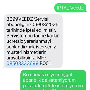 İstenmeyen Abonelik Ücreti Mağduriyeti