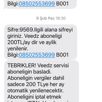 İstenmeyen Abonelik Ücreti Mağduriyeti