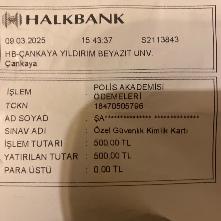 Yanlış Yatırılan Ücret Ve Kaba Müşteri Hizmetleri