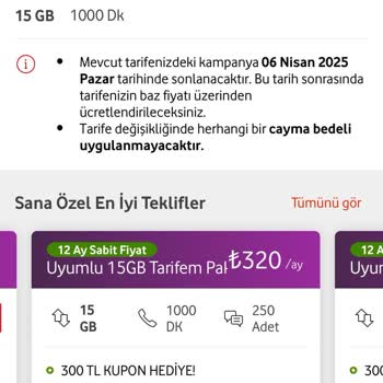 Vodafone'da Tutarsız Tarife Fiyatları Ve Müşteri Memnuniyetsizliği
