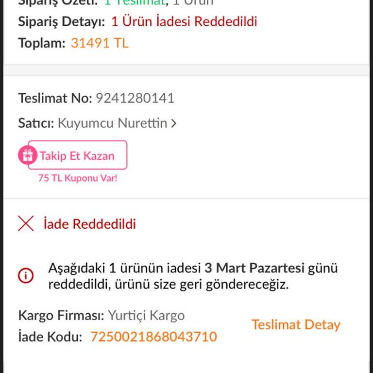 Trendyol'da Kuyumcu Nurettin Mağduriyeti: Yanlış Ayar, İade Sorunu!