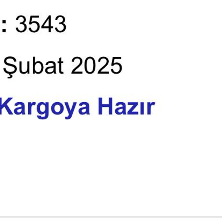 Siparişim Kargoya Verilmiyor Ve İletişim Yok