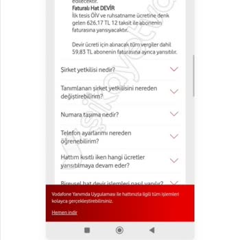 Vodafone'da Şube Ve Resmi Fiyat Farkı Sorunu
