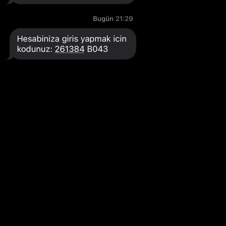 Alotell'den Gelen Anlamsız Şifre Mesajları
