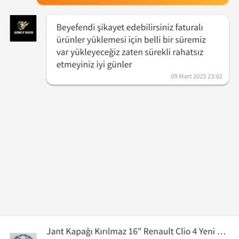 Trendyol Ve Güney Oto'dan Faturasız Ürün Sorunu