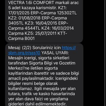 Sigorta Ödemesi Ve Hasar Kaydı Sorunu