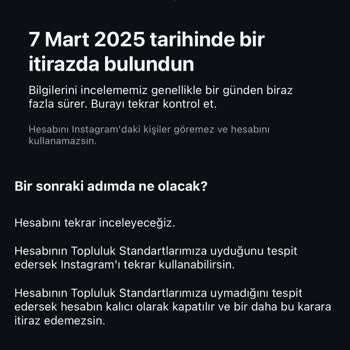 Instagram Hesabımın Sebepsiz Kapanması Ve Acil Çözüm Talebi