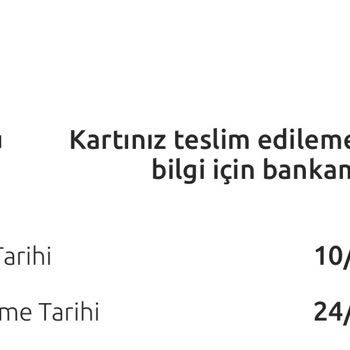Kayıp Ek Kart: Teslimat Sorunu