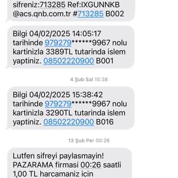 QNB Finansbank Güven Sorunu: Bilgim Dışında Para Çekimi