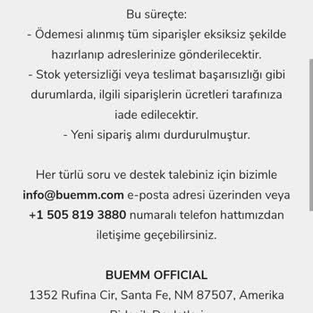 Buemm Alışverişinde Ürünler Kayboldu Ve İletişim Yok
