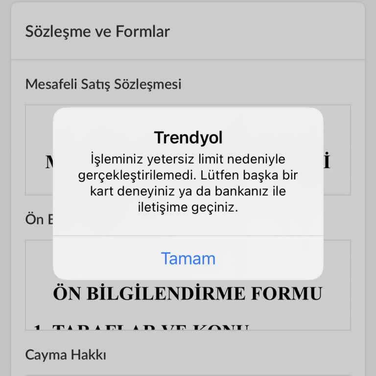 Harçlık Avans Limitine Erişim Sorunu