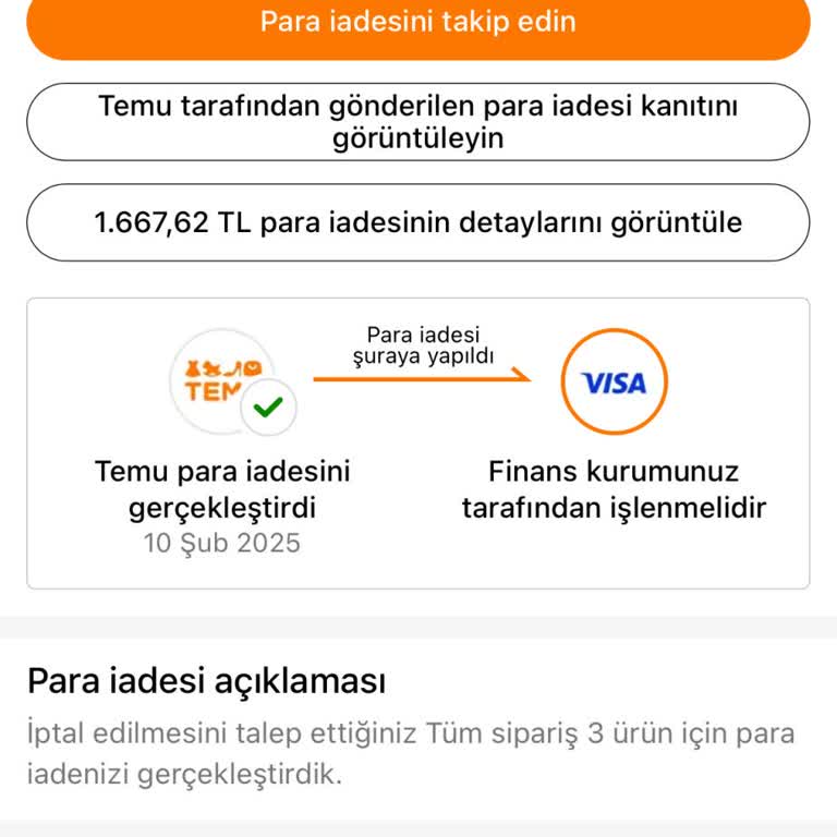 Temu'da İade Sorunu: Param Nerede?