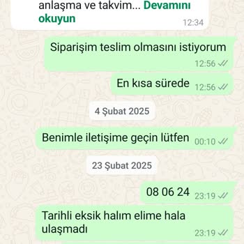 Eksik Ürün Teslimatı Ve İletişim Sorunları: Müşteri Mağduriyeti