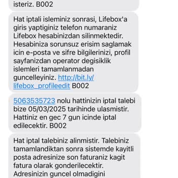 Yanlış Fatura Yenileme Ve Hattın İptal Edilmemesi