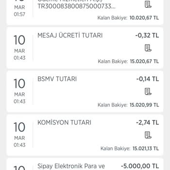 Hesabımdan Yapılan Yetkisiz Para Transferleri İçin İade Talebi