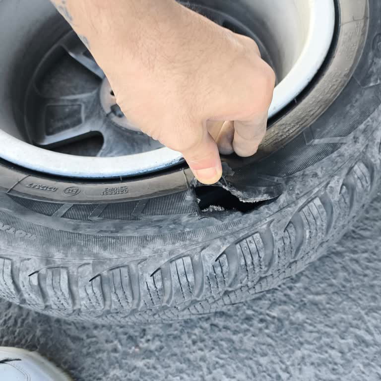 Hayati Tehlike Yaratan Lastik Patlaması