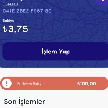 Bursa Kartıma Yüklediğim Bakiye Otobüste Neden Kullanılamıyor