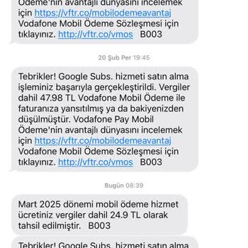 Vodafone Ve Google Subs'tan Habersiz Abonelik Ve İptal Sorunu