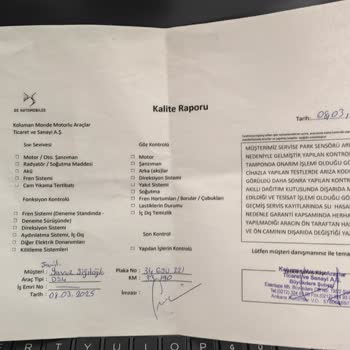 Aldatıcı Araç Satışı Ve Eksik Bilgilendirme