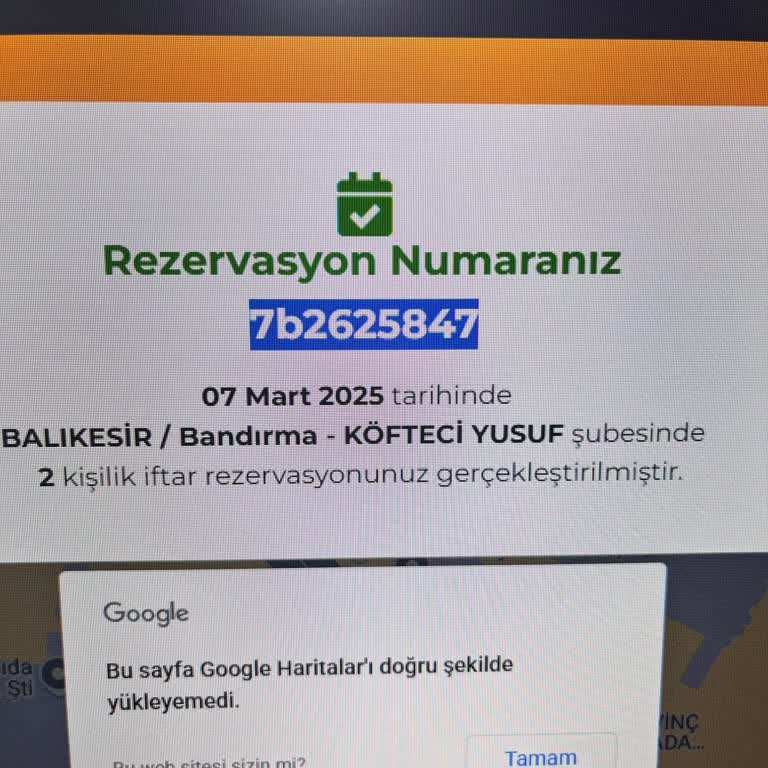 Rezervasyon Sorunu Ve Yetersiz Hizmet