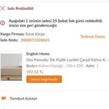 Trendyol'da Kaybolan Kargo Ve İade Sorunu