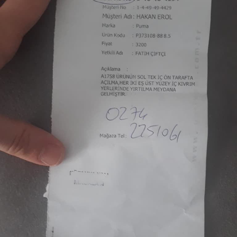 Puma Ayakkabılarımın Garanti Sorunu