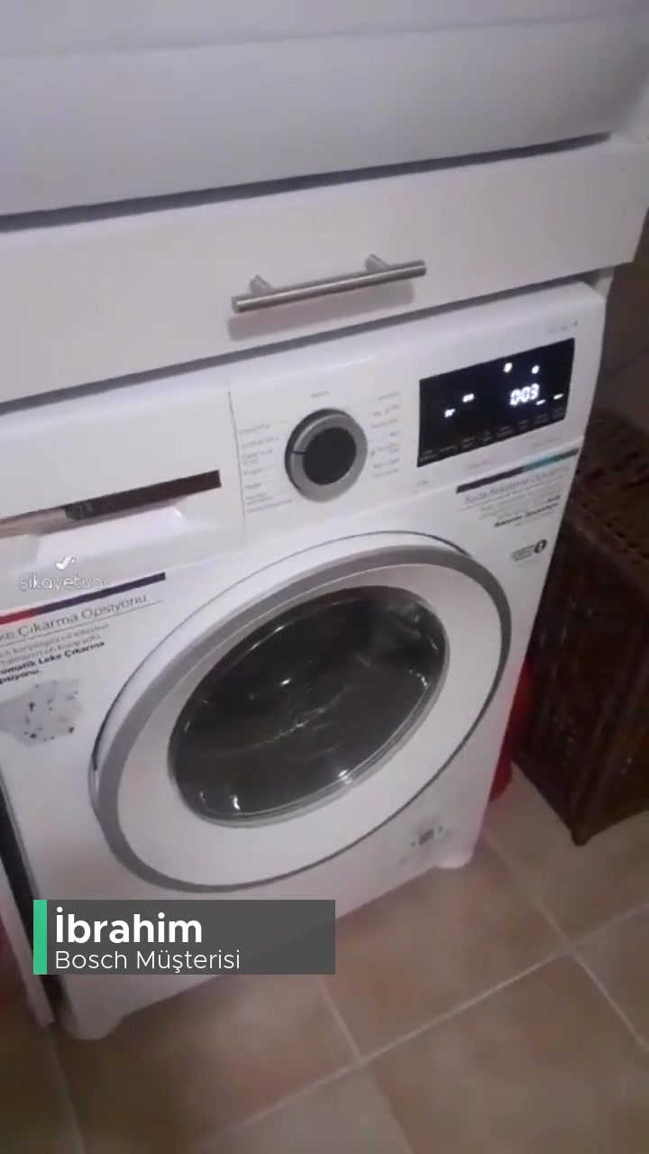 Bosch Çamaşır Makinesi Yüksek Ses! videonun kapak resmi