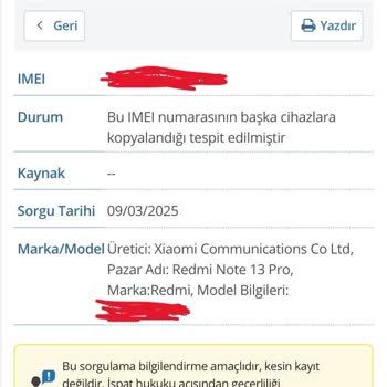 Klonlanmış IMEI İle Kaçak Telefon Şoku