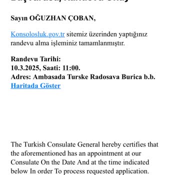Aktarma Gecikmesi Nedeniyle Kaçırılan Konsolosluk Randevusu
