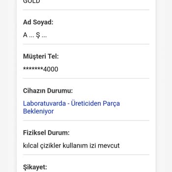 Realme 11 4G Cihazında Sürekli Şebeke Sorunu Ve Yetersiz Garanti Hizmeti