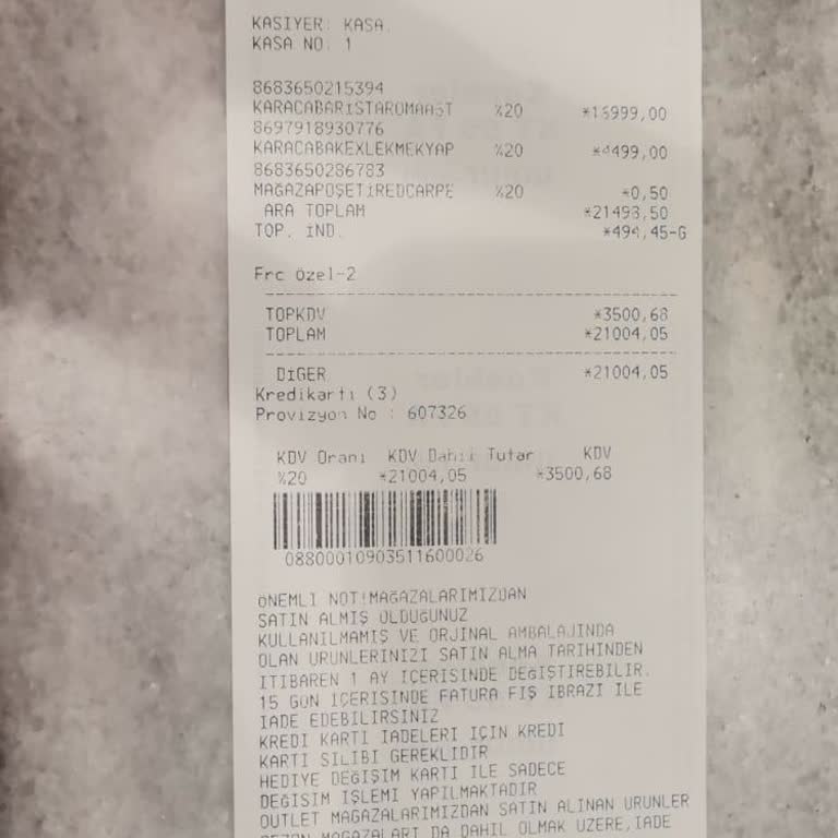 Karaca Mağazasından Alınan Ayıplı Ürün Ve Kötü Müşteri Hizmetleri