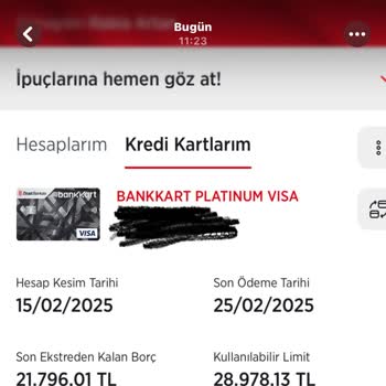 Kredi Kartı Limitimde Aniden Azalma