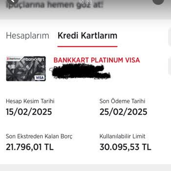 Kredi Kartı Limitimde Aniden Azalma