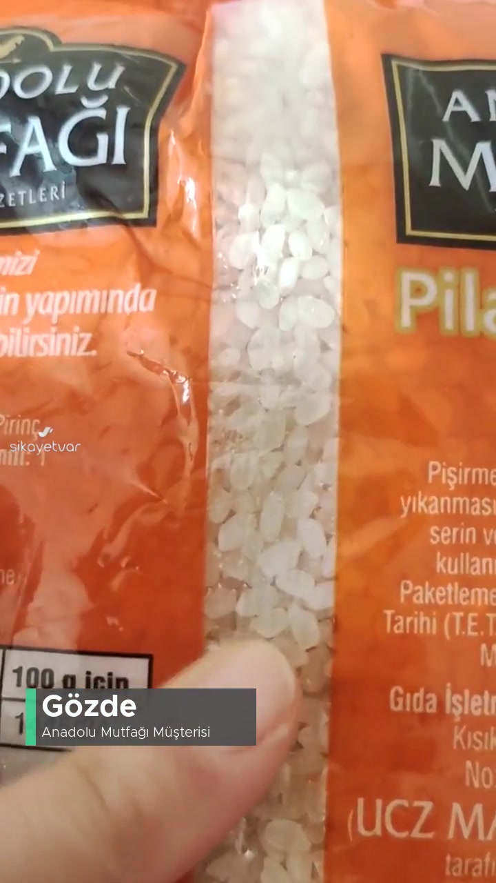 Anadolu Mutfağı Bozuk Pirinç, İçinde Böcek Var! videonun kapak resmi