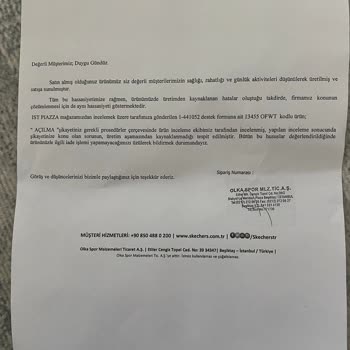 Skechers Ayakkabı Hayal Kırıklığı: Patlayan Sol Ön Kısım