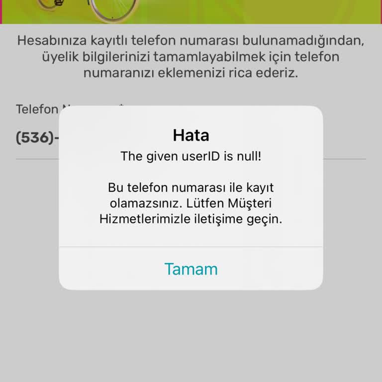 Watsons Üyelik Sorunu: Telefon Numarası Güncellenemiyor