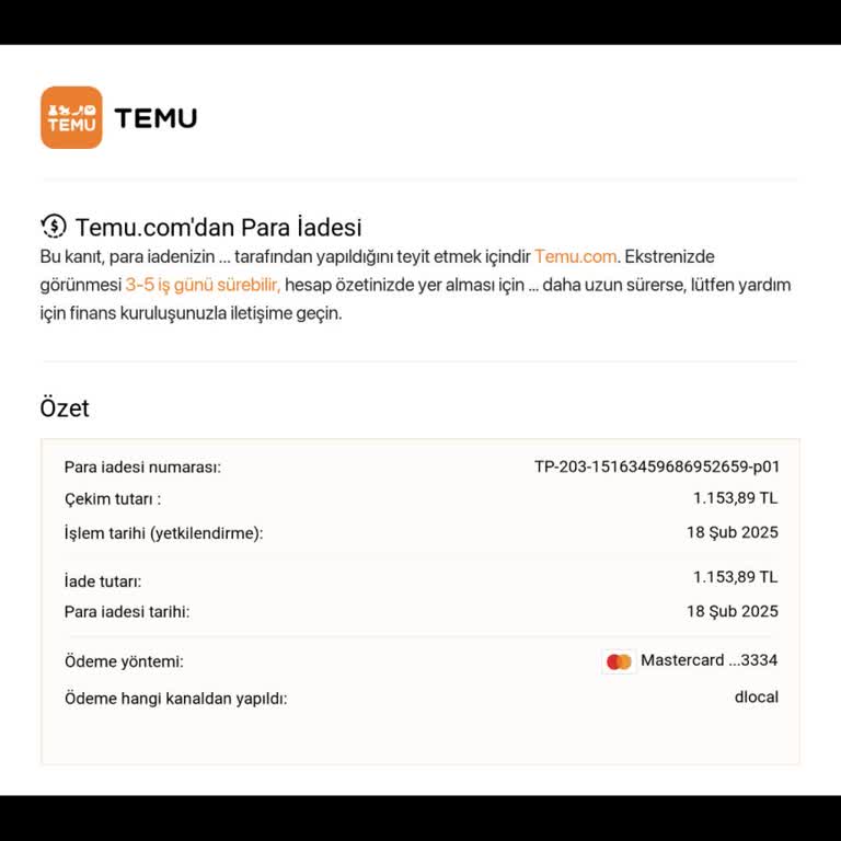Yanlış Ürün İadesinde Geciken Para İadesi Sorunu
