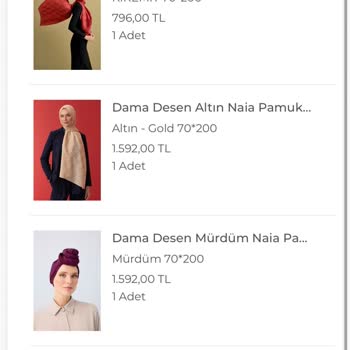 İmannoor Yanlış Renk Şal Ve İlgisiz Müşteri Hizmetleri