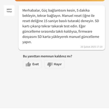 Trendyol'dan Aldığım Araç Kamerası Çalışmıyor Ve Destek Yetersiz