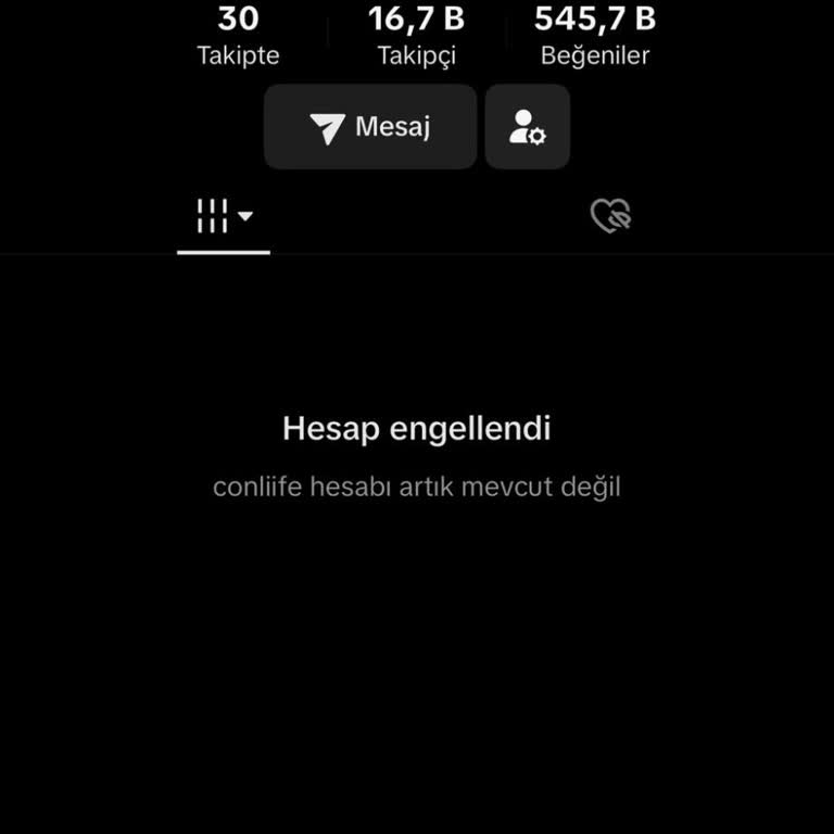 Haksız TikTok Hesap Kapatılması