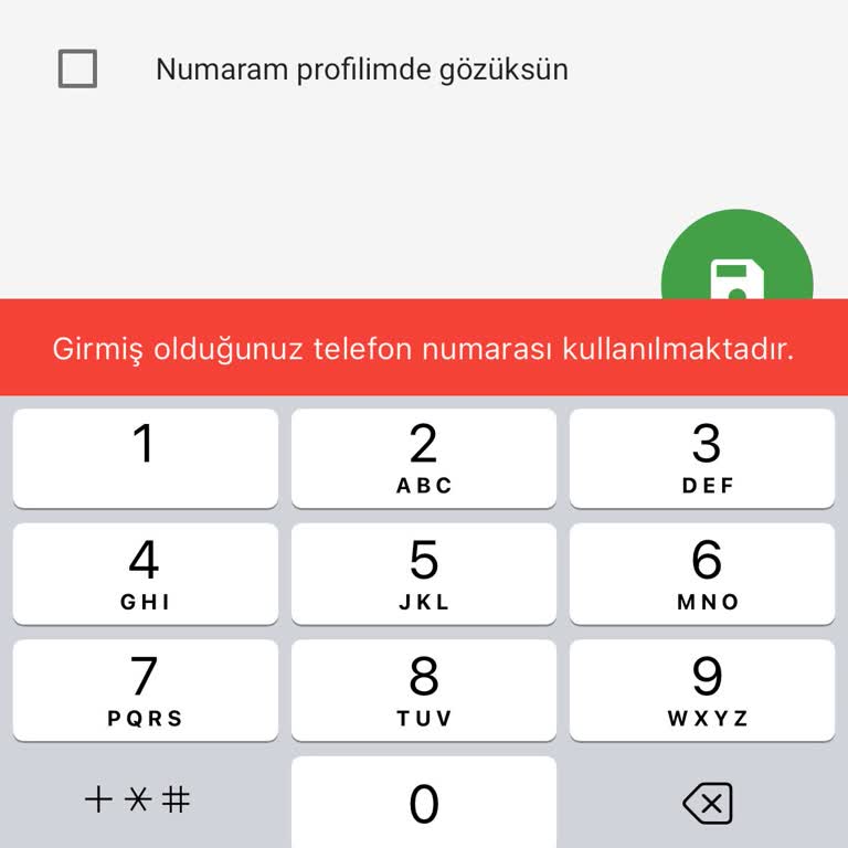 Telefon Numaram Başka Hesaba Kayıtlı Görünüyor