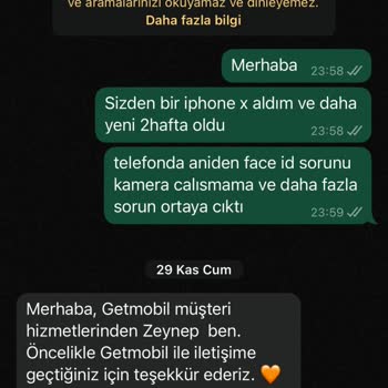 Getmobil'den Aldığım İphone X'in Sürekli Arızalanması
