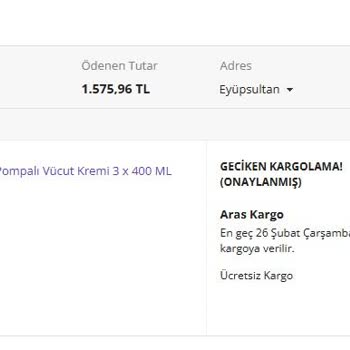 Siparişim Kargolanmadı Ve Fiyat Artışıyla Karşılaştım!