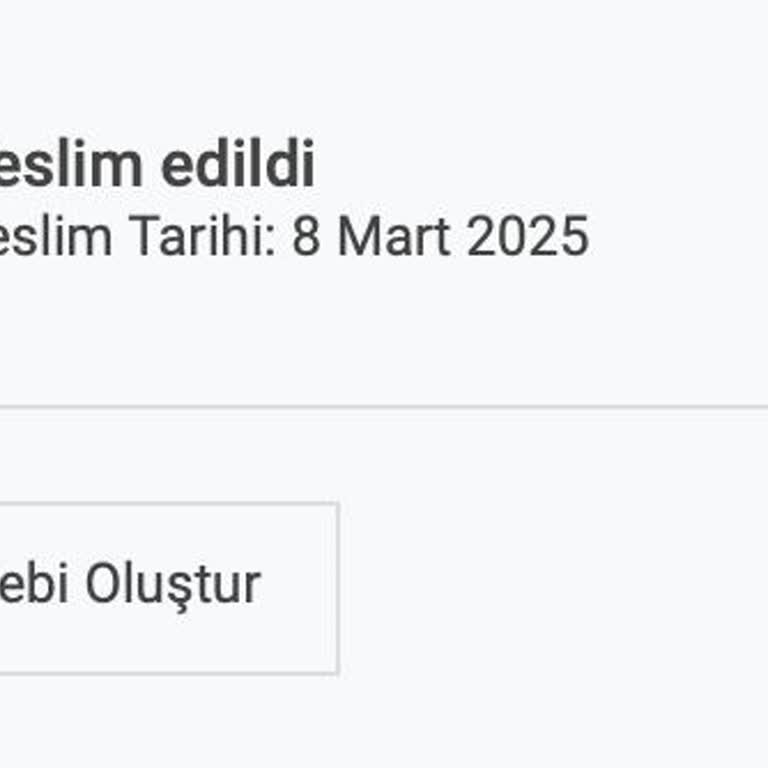 Teslim Edilmeyen Bulaşık Makinesi Ve Çözüm Bulamayan Müşteri Hizmetleri