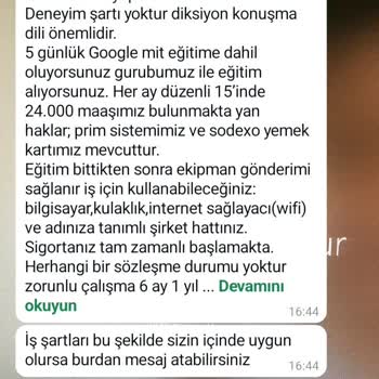 Evden Çalışma Vaadiyle Kişisel Bilgilerin İstismarı