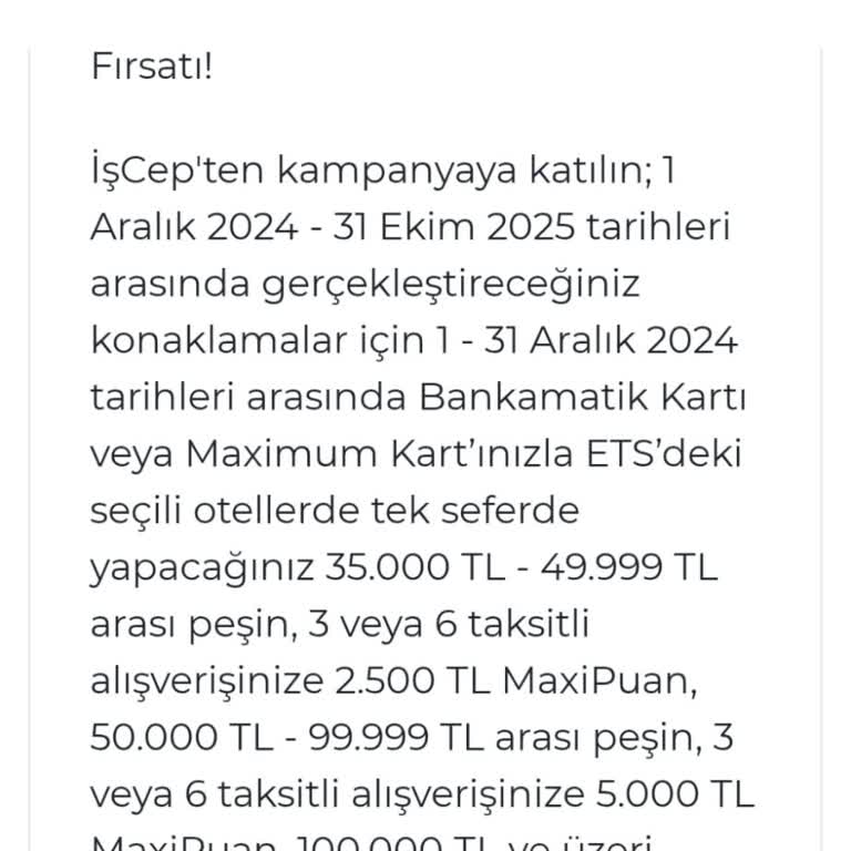 MaxiPuan Kampanyasında Mağduriyet