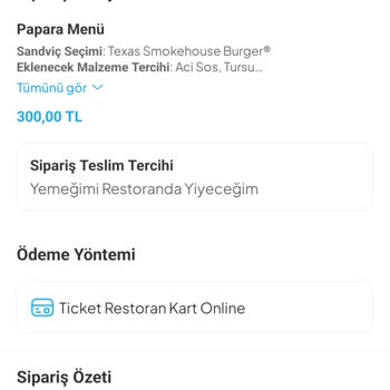 Burger King Sipariş Sorunu Ve İade Karmaşası