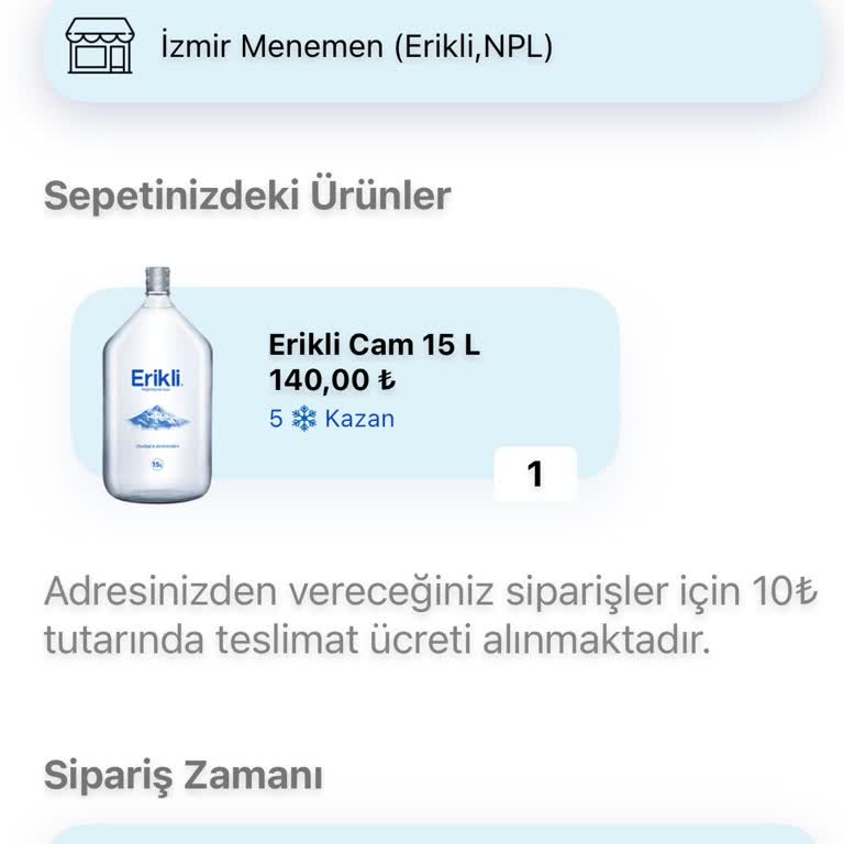 Erikli Su'nun Ekstra Ücret Dayatması