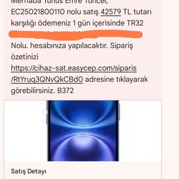 EasyCep'ten Satış Sonrası Hizmette Büyük Hayal Kırıklığı